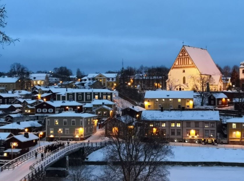 Porvoo Old Town, Porvoo, Southern Finland, Finland